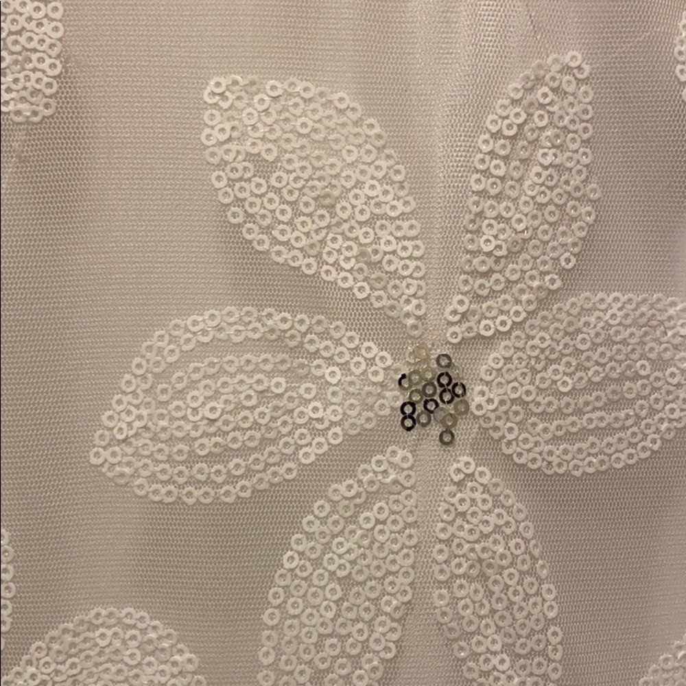 Girls white party dress